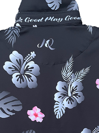 Aloha Midnight Ladies Sleeveless Polo