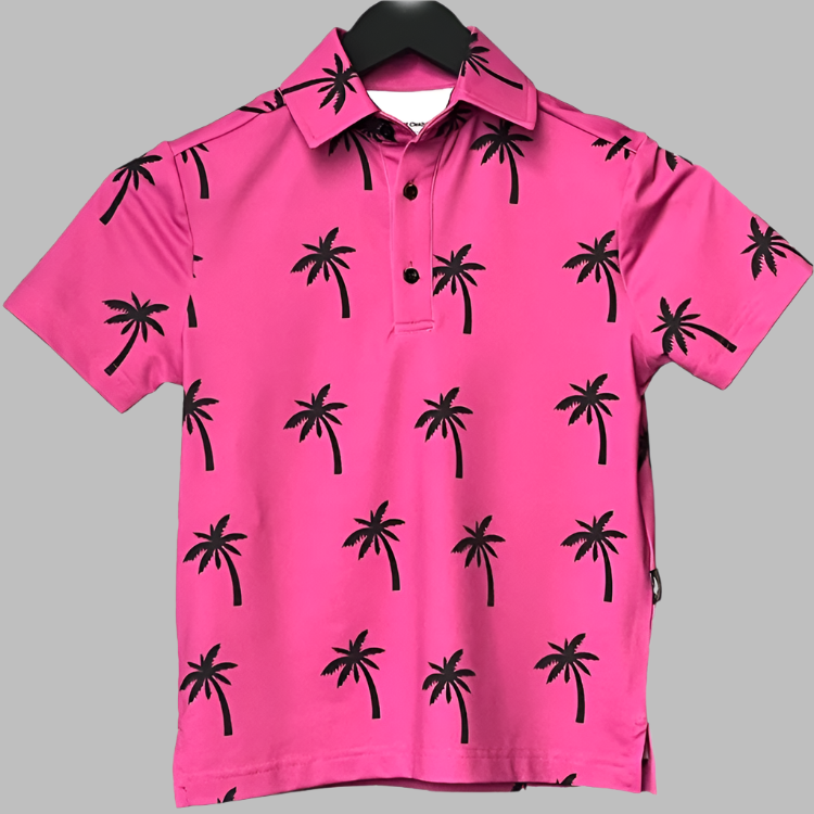 Easy Par Night Palms Youth/Teen Polo