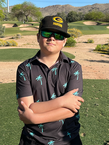 Easy Par Teal Palms Youth/Teen Polo