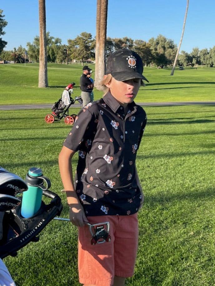Flower Power Youth/Teen Polo