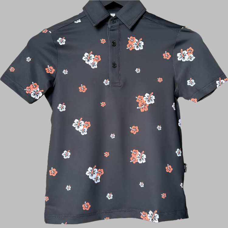 Flower Power Youth/Teen Polo