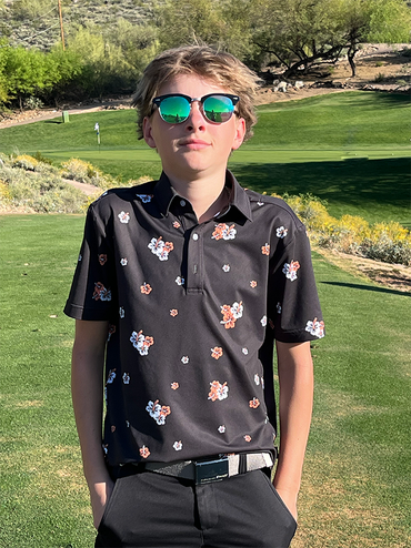 Flower Power Youth/Teen Polo