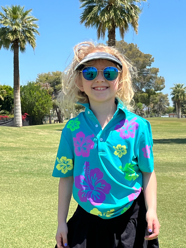 Blue Hawaii Youth/Teen Polo