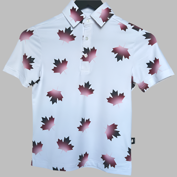 O' Canada Youth/Teen Polo - White