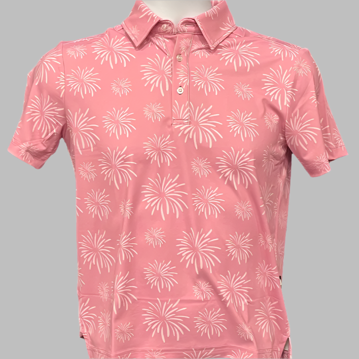 Pink Pop Party Mens Polo