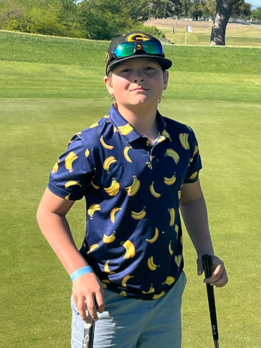 Gone Bananas Youth/Teen Polo - Neon Navy