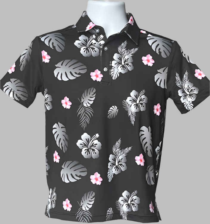 Aloha Midnight Mens Polo