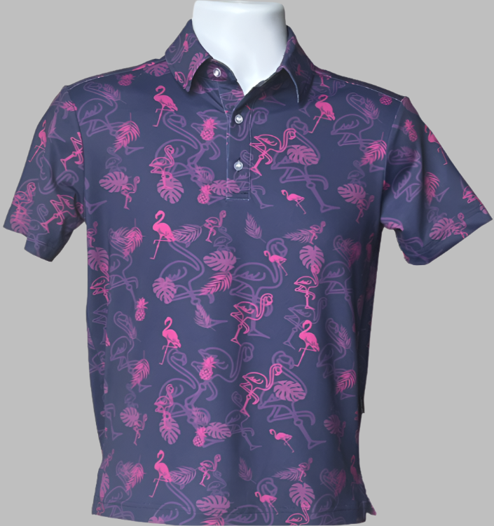 Flamingo Fairways Mens Polo
