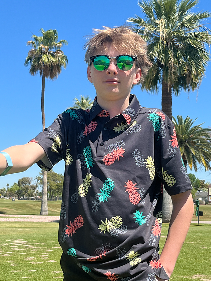 Pineapple Punch Youth/Teen Polo