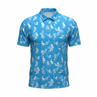 Fiji Flamingo Mens Polo