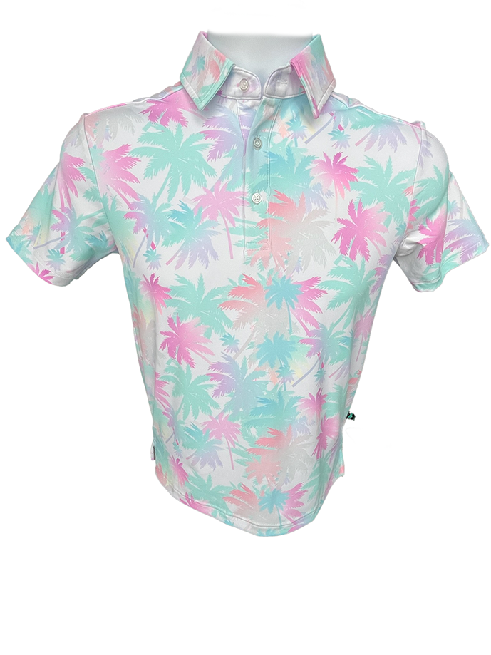 Poolside Palms Mens Polo