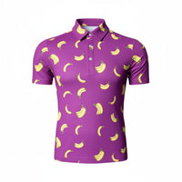Gone Bananas Youth/Teen Polo - Electric Purple