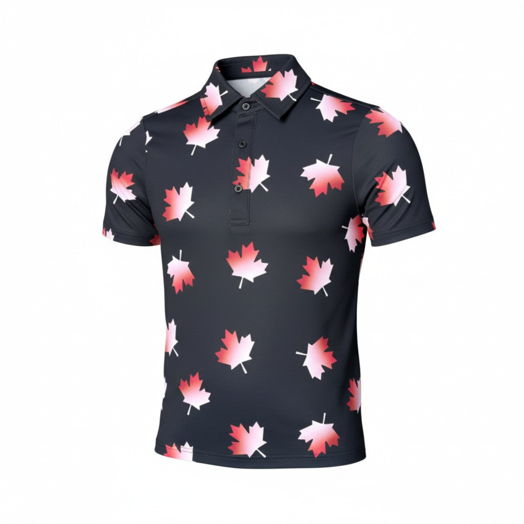 O' Canada Mens Polo - Black