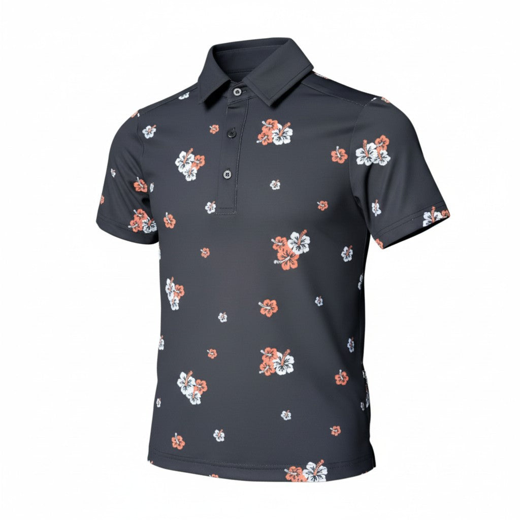 Flower Power Youth/Teen Polo