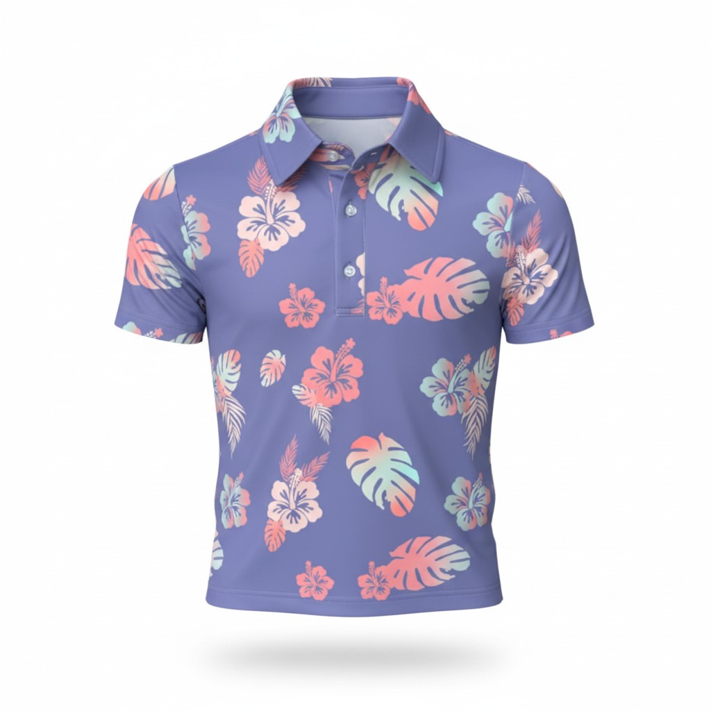 Aloha Vibes Youth/Teen Polo