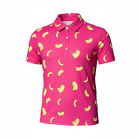 Gone Bananas Youth/Teen Polo - Pink Glo