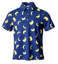 Gone Bananas Youth/Teen Polo - Neon Navy