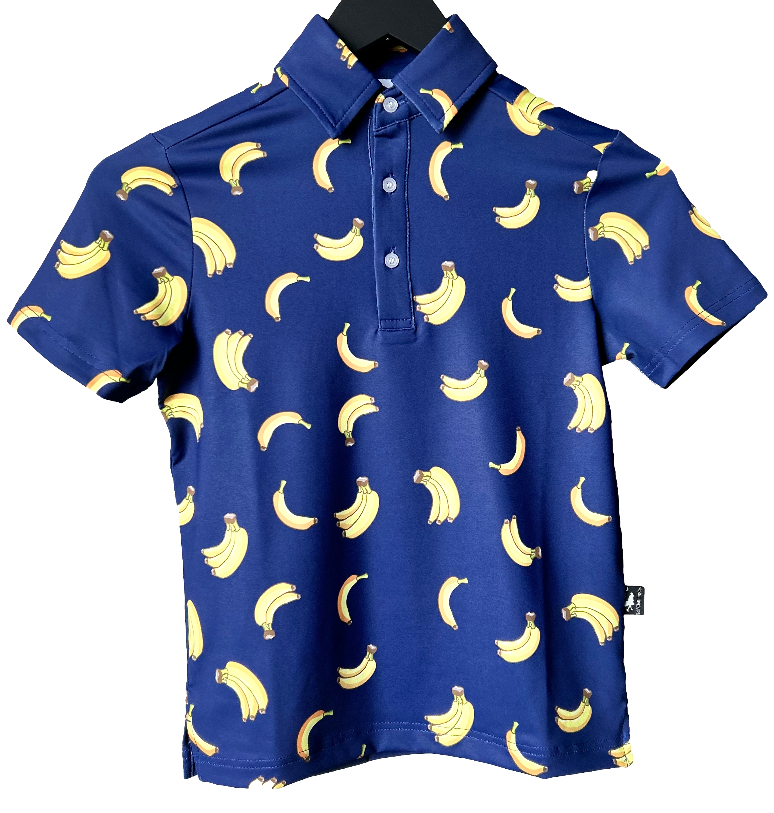 Gone Bananas Mens Polo - Neon Navy